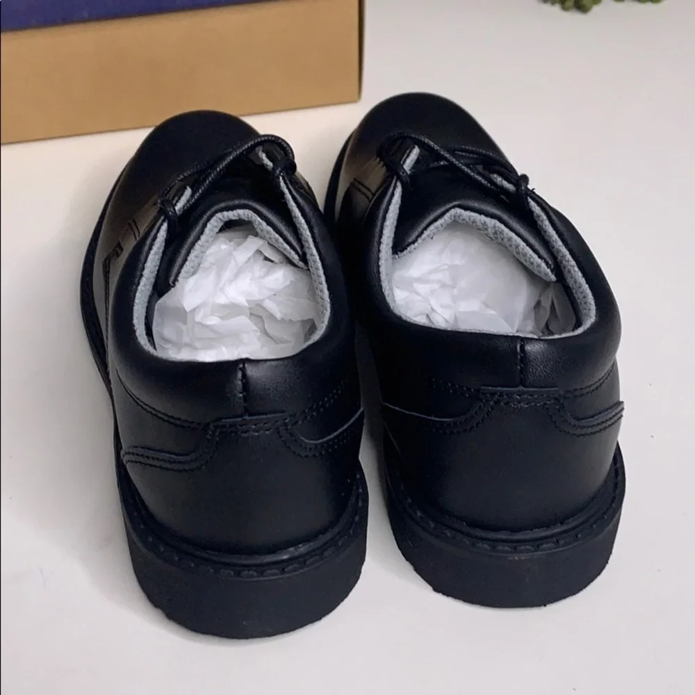 New in box school Issue Black Scholar youth dress shoes 3.5